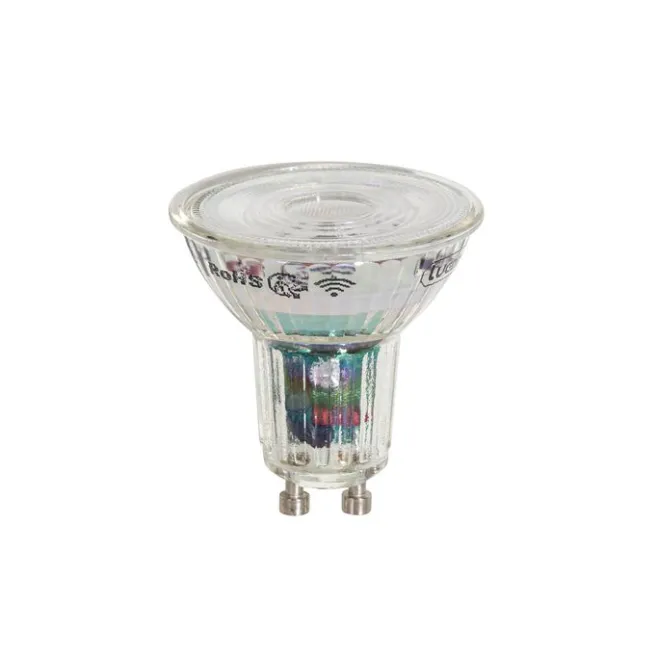 LUEDD Smart GU10 50mm LED-Glühbirne Klar 4,8W 400 lm 1800-6500K