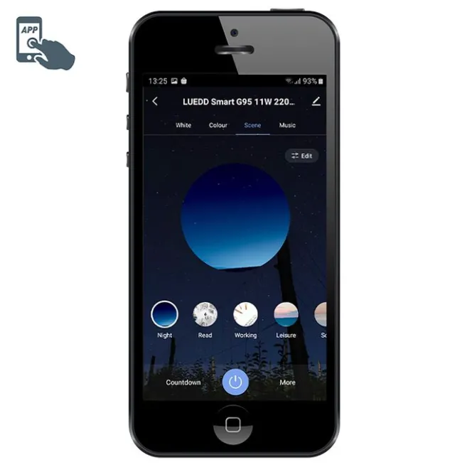 LUEDD Smart LED-Streifen RGBW 5 Meter 18W 1600 lm 2700-6500K