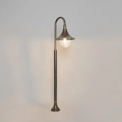 QAZQA Smart Outdoor-Laterne Antikgold 125 cm IP44 inkl. WiFi A60 - Daphne