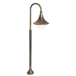 QAZQA Smart Outdoor-Laterne Antikgold 125 cm IP44 inkl. WiFi A60 - Daphne