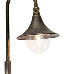 QAZQA Smart Outdoor-Laterne Antikgold 125 cm IP44 inkl. WiFi A60 - Daphne