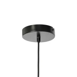 Kinder QAZQA Smart Pendant Lamp Natural Fabric 48 cm Incl. Wifi G95 - Rob