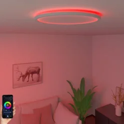 Calex Smart plafondlamp wit 40 cm incl. LED RGBW IP54 - Siem