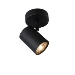 QAZQA Smart Spot schwarz inkl. WiFi GU10 verstellbar - Jeana