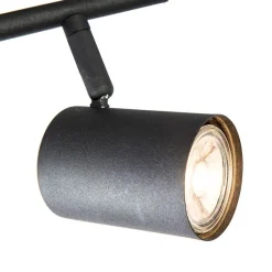 QAZQA Smart Spot schwarz kippbar inkl. 2 WiFi GU10 - Jeana 2