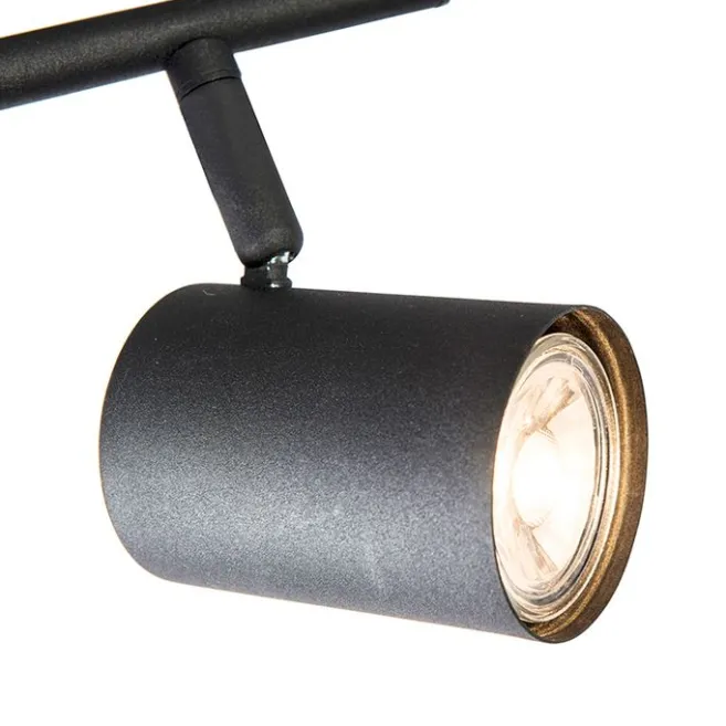 QAZQA Smart Spot schwarz kippbar inkl. 2 WiFi GU10 - Jeana 2