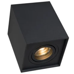 QAZQA Smart Spot schwarz verstellbar inkl. WiFi GU10 - Quadro Up