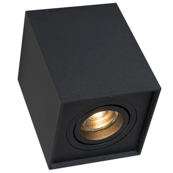 QAZQA Smart Spot schwarz verstellbar inkl. WiFi GU10 - Quadro Up