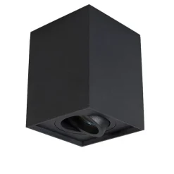 QAZQA Smart Spot schwarz verstellbar inkl. WiFi GU10 - Quadro Up