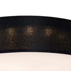 Calex Smarte Deckenleuchte schwarz 30cm inkl. LED RGB mit Fernbedienung - Taiko