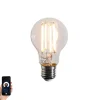 LUEDD Smarte E27 Dimmbare Kelvin LED Lampe A60 Klar 7W 806 lm 1800-3000K