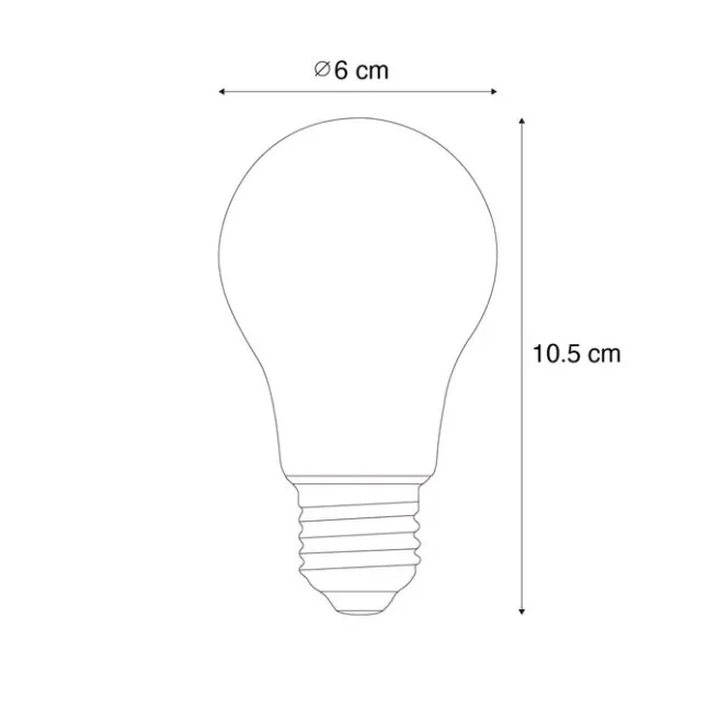 LUEDD Smarte E27 Dimmbare Kelvin LED Lampe A60 Klar 7W 806 lm 1800-3000K