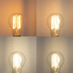 LUEDD Smarte E27 Dimmbare Kelvin LED Lampe A60 Klar 7W 806 lm 1800-3000K