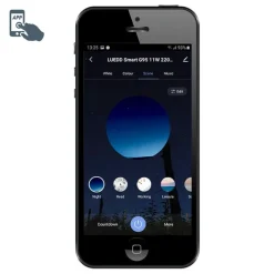 LUEDD Smarte E27 LED-Lampe A60 matt RGBW 8,5W 806 lm 2700K