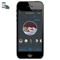 QAZQA Smarte Hängelampe schwarz mit Holz und Gestell 4-flammig inkl. Wifi A60 - Cage Rack