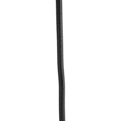 QAZQA Smarte Industrie-Hängelampe schwarz mit gold 50 cm inkl. Wifi G125 - Magna Eco