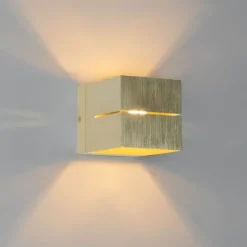 Kinder QAZQA Smarte Wandleuchte Gold 9,7 cm inkl. Wifi G9 - Transfer