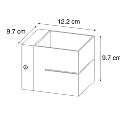 Kinder QAZQA Smarte Wandleuchte Gold 9,7 cm inkl. Wifi G9 - Transfer