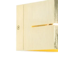 Kinder QAZQA Smarte Wandleuchte Gold 9,7 cm inkl. Wifi G9 - Transfer