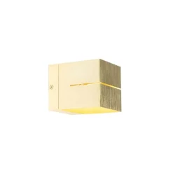 Kinder QAZQA Smarte Wandleuchte Gold 9,7 cm inkl. Wifi G9 - Transfer