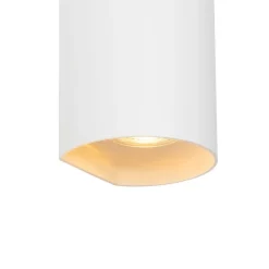 QAZQA Smarte Wandleuchte weiß rund inkl. 2 WiFi GU10 - Sabbir