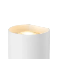 QAZQA Smarte Wandleuchte weiß rund inkl. 2 WiFi GU10 - Sabbir