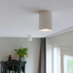 QAZQA Smarter Aufbaustrahler weiß und Stahl neigbar inkl. Wifi GU10 - Rondoo up