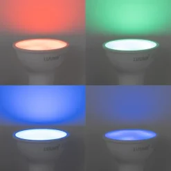 LUUMR Smartes GU10 50mm dimmbares LED-Leuchtmittel Opal 4,7W 400lm 2700-6500K