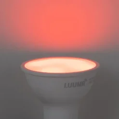 LUUMR Smartes GU10 50mm dimmbares LED-Leuchtmittel Opal 4,7W 400lm 2700-6500K