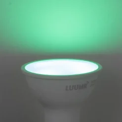 LUUMR Smartes GU10 50mm dimmbares LED-Leuchtmittel Opal 4,7W 400lm 2700-6500K