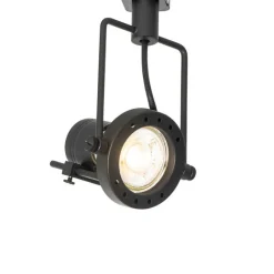 QAZQA Smartes Schienensystem schwarz 1-phasig inkl. 5 Wifi GU10 - Iconic Suplux