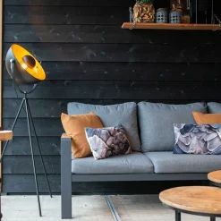 QAZQA Smartes Stehlampen-Stativ schwarz inkl. Wifi A60 - Magna 40 Eglip