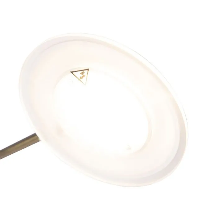 QAZQA Stehlampe Bronze inkl. LED mit Lesearm - Ibiza