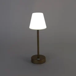 Newgarden Tischleuchte aus Messing inkl. LED wiederaufladbar mit Touchdimmer - Renata