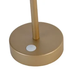 Newgarden Tischleuchte aus Messing inkl. LED wiederaufladbar mit Touchdimmer - Renata