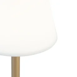 Newgarden Tischleuchte aus Messing inkl. LED wiederaufladbar mit Touchdimmer - Renata