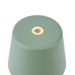 QAZQA Professional Tischleuchte Grün inkl. LED IP65 Wiederaufladbar mit Ladestation - Bass