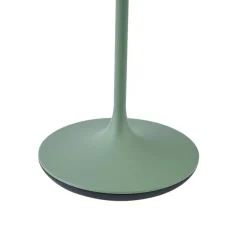 QAZQA Professional Tischleuchte Grün inkl. LED IP65 Wiederaufladbar mit Ladestation - Bass