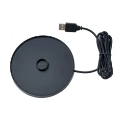 QAZQA Professional Tischleuchte Grün inkl. LED IP65 Wiederaufladbar mit Ladestation - Bass