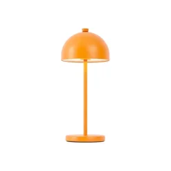 QAZQA Tischleuchte Orange inkl. LED IP54 Wiederaufladbar mit Ladestation - Squirrel