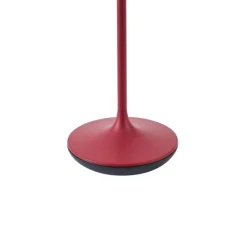 QAZQA Tischleuchte Rot inkl. LED IP65 Wiederaufladbar mit Ladestation - Treble