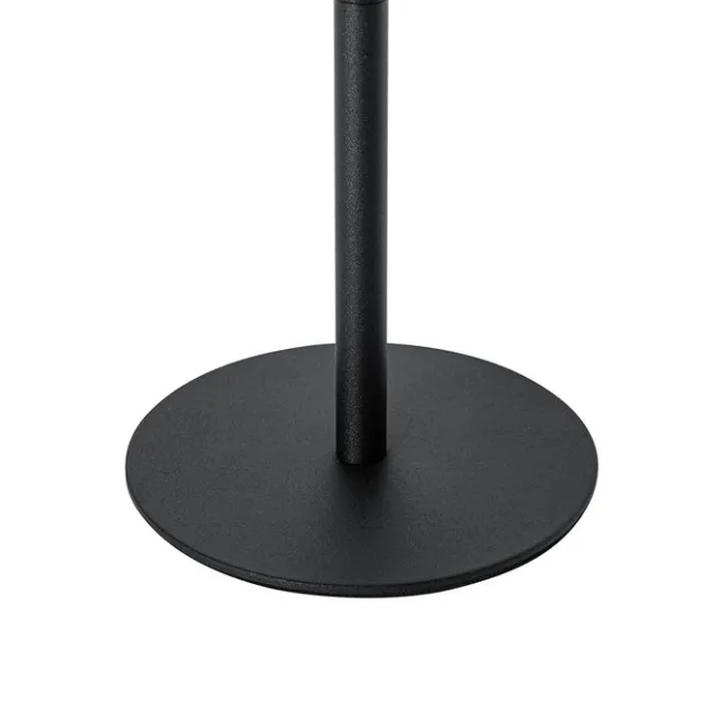 QAZQA Tischleuchte Schwarz Wiederaufladbar Incl. LED und Dimmer IP54 - Jude