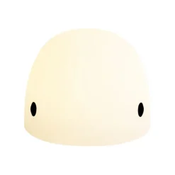 Kinder QAZQA Tischleuchte Weiß 30cm inkl. LED Dimmbar IP54 Wiederaufladbar - Baby Whale