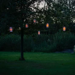 QAZQA Tischleuchte weiß Flammeneffekt 22 cm - Storm Mini