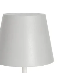 QAZQA Tischleuchte weiß inkl. dimmbarer und wiederaufladbarer LED IP54 - Murdock