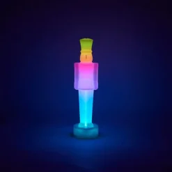 QAZQA Tischleuchte Weiß inkl. LED Dimmbar und Wiederaufladbar RGBW-IC - Nutcracker