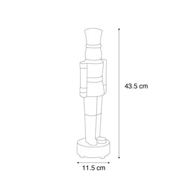 QAZQA Tischleuchte Weiß inkl. LED Dimmbar und Wiederaufladbar RGBW-IC - Nutcracker
