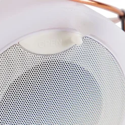 QAZQA Tischleuchte weiß IP44 inkl. Bluetooth Lautsprecher - Storm Music