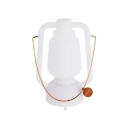 QAZQA Tischleuchte weiß IP44 inkl. Bluetooth Lautsprecher - Storm Music