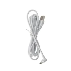 QAZQA Tischleuchte wiederaufladbar 22 cm IP44 weiß - Storm Mini